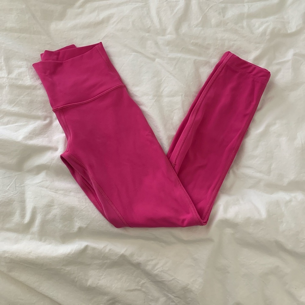 Lululemon Align High Rise Sonic Pink Leggings (Hemmed)